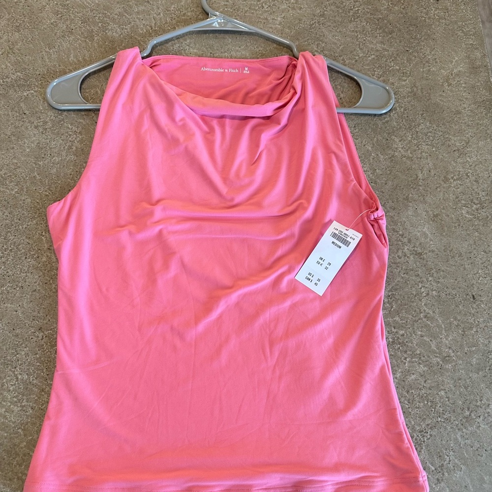 Abercrombie & Fitch Vibrant Pink Tank Top
